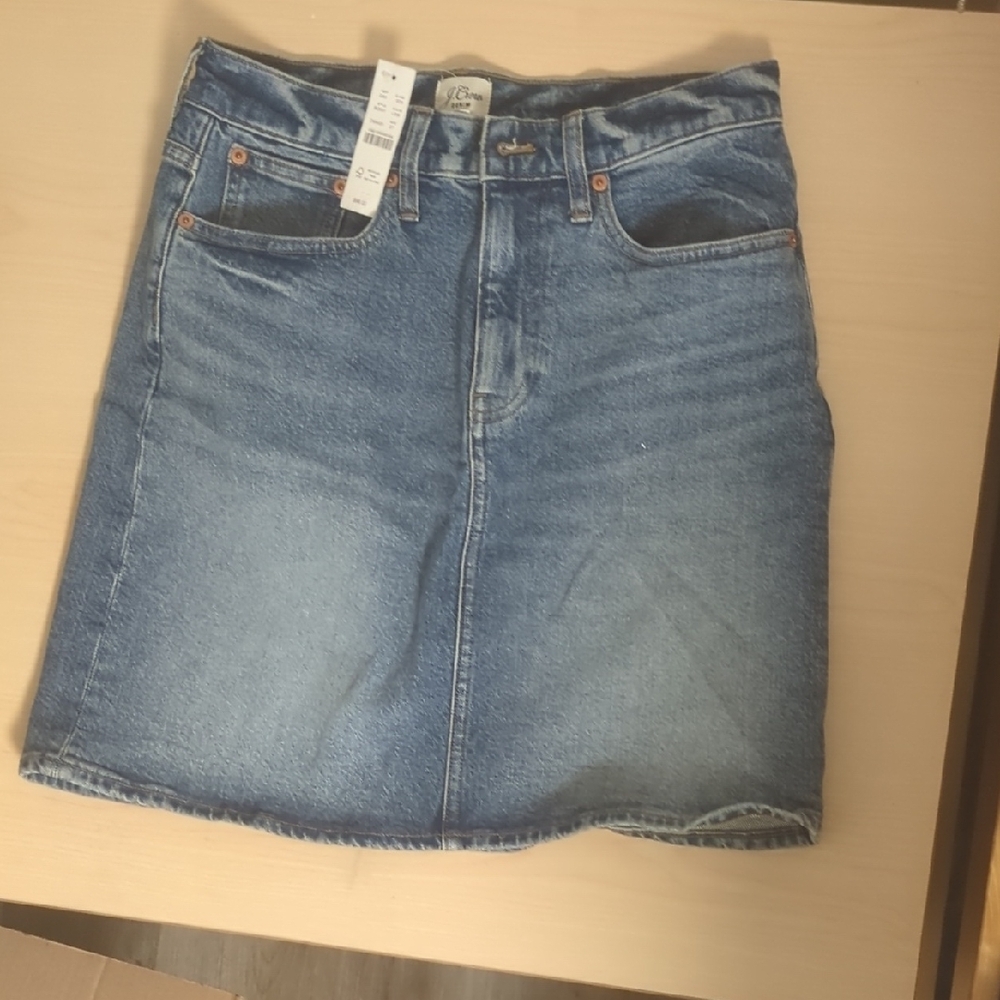 NEW - JCrew Denim Skirt